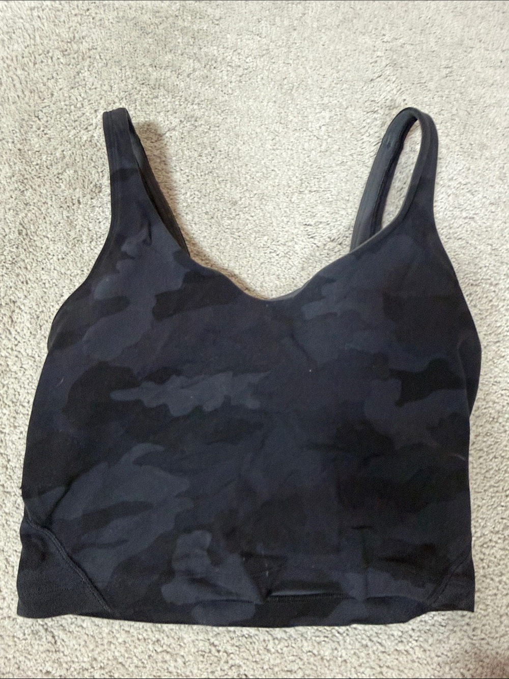 lululemon athletica Black Camo Sports Bra